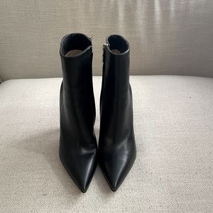 Gianvito Rossi - Scarlet Leather Ankle Boots